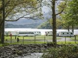 The idyllic Cashel Camping in the Forest Site is on the shores of Loch Lomond in Queen Elizabeth Forest Park, near Stirling