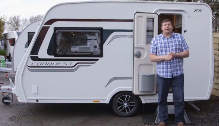 Aimed at couples, the 2016 Lunar Conquest EK is a dealer special from Highbridge Caravan Centre in Somerset