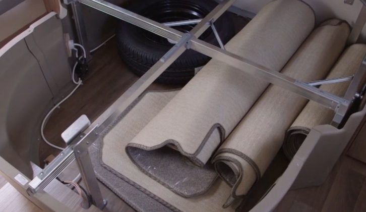 Where there's an island bed, there's plenty of storage! Don't miss our Swift Conqueror 650 review