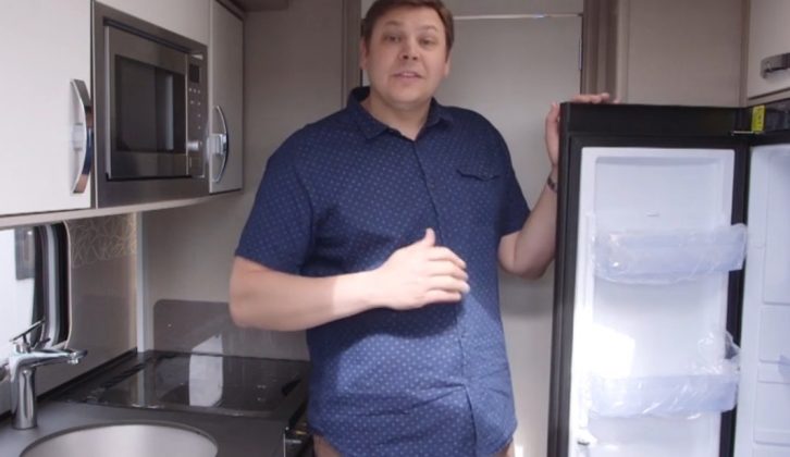 Take a tour of the Sterling Elite 560's kitchen