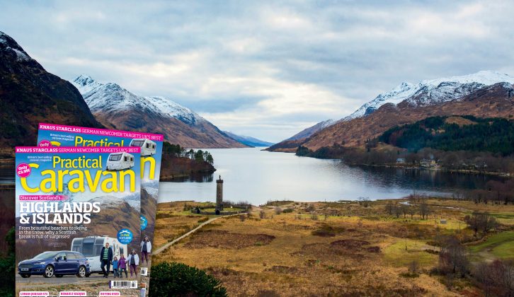The July issue of Practical Caravan is our Scotland touring special!