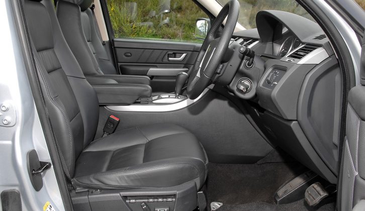 The front seats in HSE trim get electric adjustment – read more in our used Range Rover Sport review