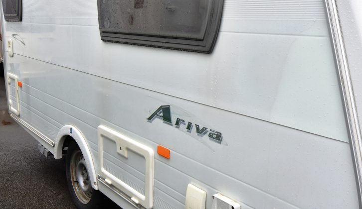 Decal fade and peeling is another thing to watch out for when buying used caravans
