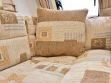 Ariva soft furnishings generally retain their support and comfort; scatter and bolster cushions were standard