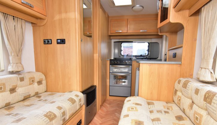 The width may be narrow, but the Ariva has a surprising amount of living space