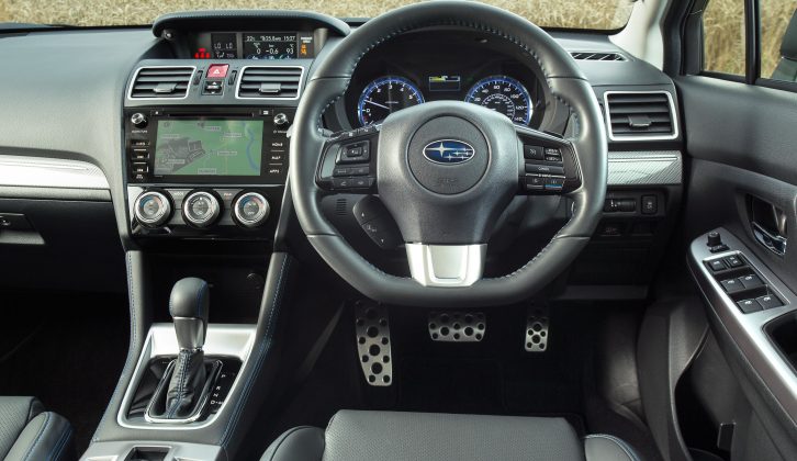 The Subaru Levorg's cabin is well built and well equipped, with a sporty feel to it