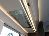 As well as excellent, elegant lighting, the Alpina 613UL Colorado's kitchen benefits from an extractor fan