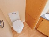 There’s ample legroom around the toilet, but the wardrobe is quite small in the Ranger GT60 510/4