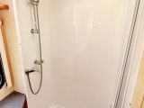The shower is vast, lined walk-in affair, occupying the nearside wall in the Bailey Ranger GT60 510/4