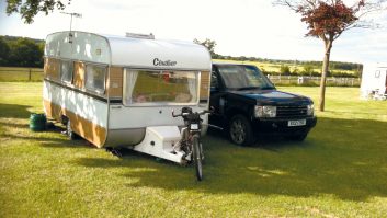 On site at Wyke Down in Hampshire for the Tour de Test Valley bike ride