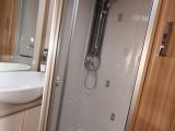 The shower cubicle in the Lunar Clubman ES is fully lined