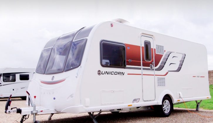 With an MTPLM of 1500kg, you'll need a good-sized tow car to pull the 2016 Bailey Unicorn Vigo