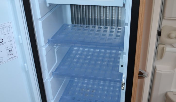 There's a 133-litre tower fridge/freezer in the 2016 Vigo