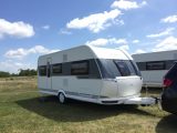 The Hobby Excellent 495 UL is a four-berth with fixed twin singles at the front and an MTPLM of 1500kg