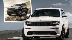 The Grand Cherokee SRT Night (main image) and Grand Cherokee 75th Anniversary keep Jeep's big SUV range fresh