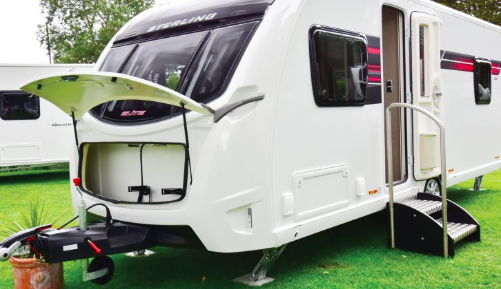 With a luxurious island bed, is the Sterling Elite 560 the caravan for you?