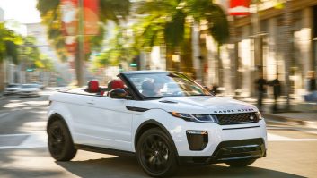 The Range Rover Evoque tows well so the cabrio version could be a hit, too