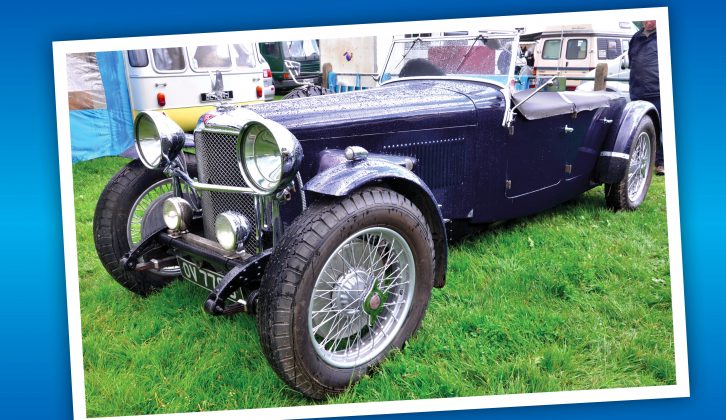 Wow! How about this as a very stylish tow car? In 1932 the Alvis Speed 20SA would turn heads and it continues to do so in 2016