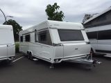This is the new flagship, the five-berth Hymer Nova S 690, which uses the Eriba caravan name in Germany