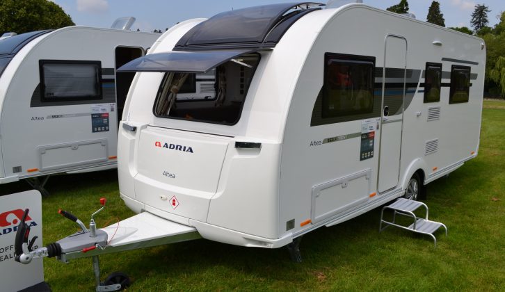 The Adria Altea 552UP Trent is a £15,935 four-berth with a shipping length of 7.634m