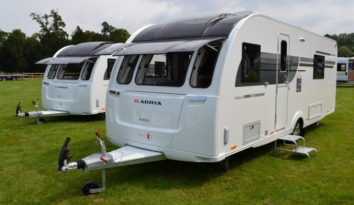 The Adria Adora 612DL Seine's 1600kg MTPLM can be increased to 1700kg, for a fee