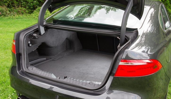 For a saloon, the Jag XF's 540-litre boot impresses