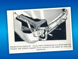 This diagram from the mid-1930s shows a tow bar fitting on an Austin 18, via a steel bar fixed behind the bumper