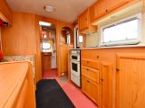 The company’s models were widened in 2003 so you get an open living area – the kitchen is fully equipped and has acres of work surface space