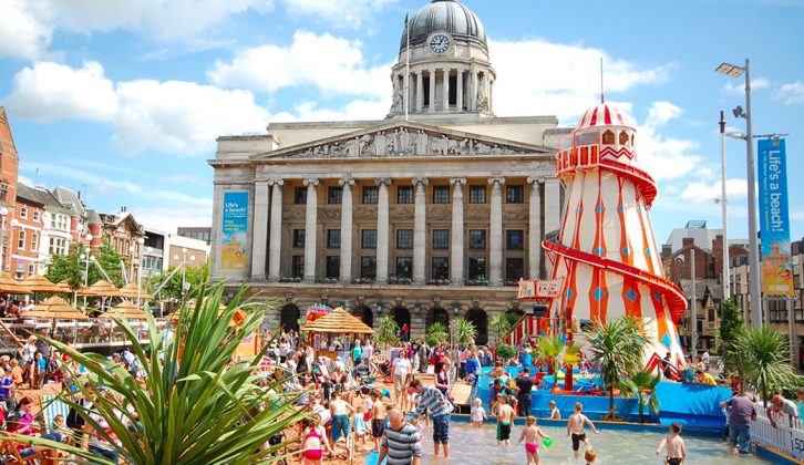 Nottingham's Old Market Square will be transformed into a beach at the end of the month!