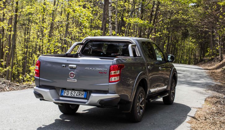 All powered by 2.4-litre turbodiesels, UK-spec cars get either 148 or 178bhp – read more in the Practical Caravan Fiat Fullback review
