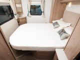 At night, extend the island bed and you have 1.90m x 1.35m of sleeping space – read more in the Practical Caravan Compass Camino 660 review