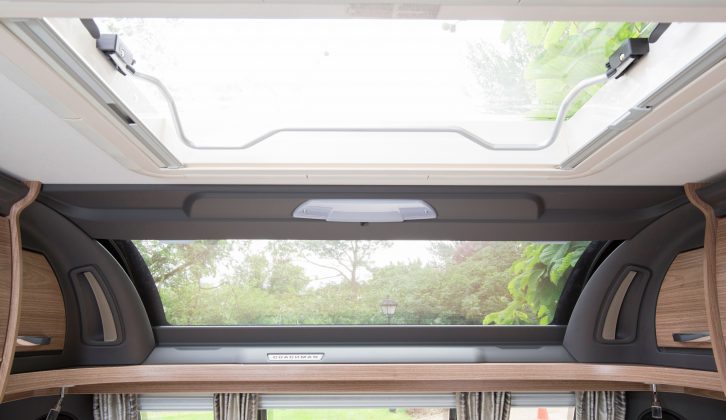 The panoramic sunroof allows in plenty of additional daylight, and has a blind to provide shade or see off the dawn