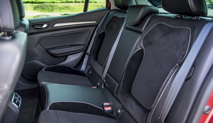Rear-seat space isn't generous in the fourth-generation Renault Mégane