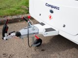 The Compass Casita 554 sits on an Al-Ko chassis and has Al-Ko’s ATC trailer-control system, 3004 stabiliser and shock absorbers