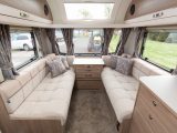 The loose-fit carpets should hide dirt well and the sunroof, which helps the lounge feel bright, may not open but has a blind