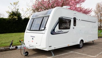 A brand new model for 2017, the four-berth Compass Casita 554 has an MTPLM of 1413kg