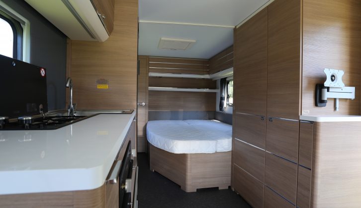 The Adria Adora 613 UT Thames Platinum Collection's 2.48m width helps this tourer feel spacious
