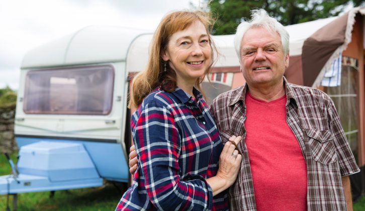 Read on to find out the interesting reason behind this couple's introduction to caravanning!