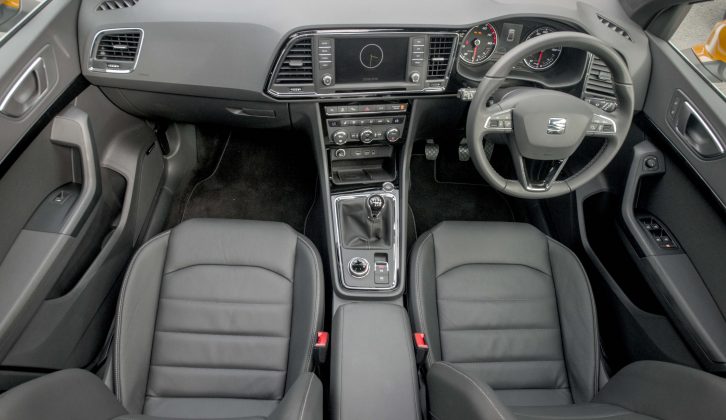 Impressive cabin space in the new Seat Ateca means it can accommodate tall drivers and passengers in comfort