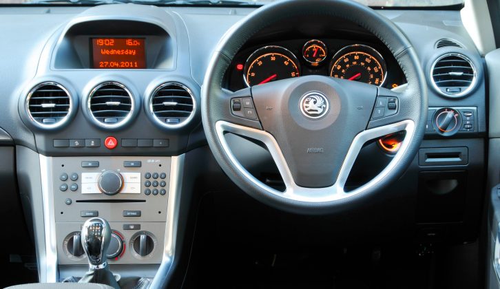 Standard spec levels were high across the Vauxhall Antara range