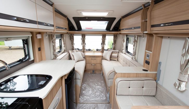Neutral tones are easy to live with in the 2017 Coachman Pastiche 520