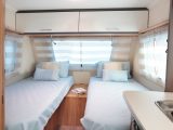 The fixed single bed layout features in the Antarès 450