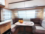 Caravelair Antarès 335 only sleeps two, but the lounge is large and sociable