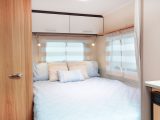 Check out the bedroom of the Caravelair Antarès 335