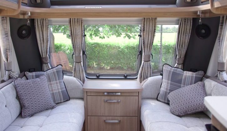 You also get an airy lounge in the Coachman VIP 565, as you'll see when you watch Practical Caravan TV this week!
