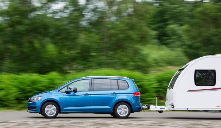 The latest VW Touran also gets put through its paces