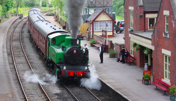Return to the golden age of steam and join Nigel Hutson on his caravan holidays in Derbyshire