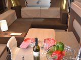 Check out the Knaus Lifestyle 490 with its innovative dining arrangement