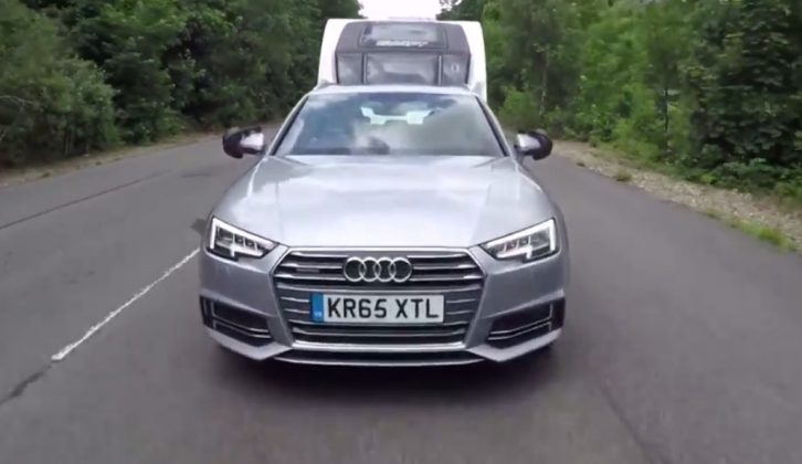 Discover what tow car ability the Audi A4 Avant has – watch Practical Caravan TV