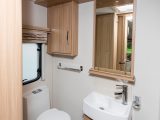 The big news is the Coachman Vision 450's revamped end washroom